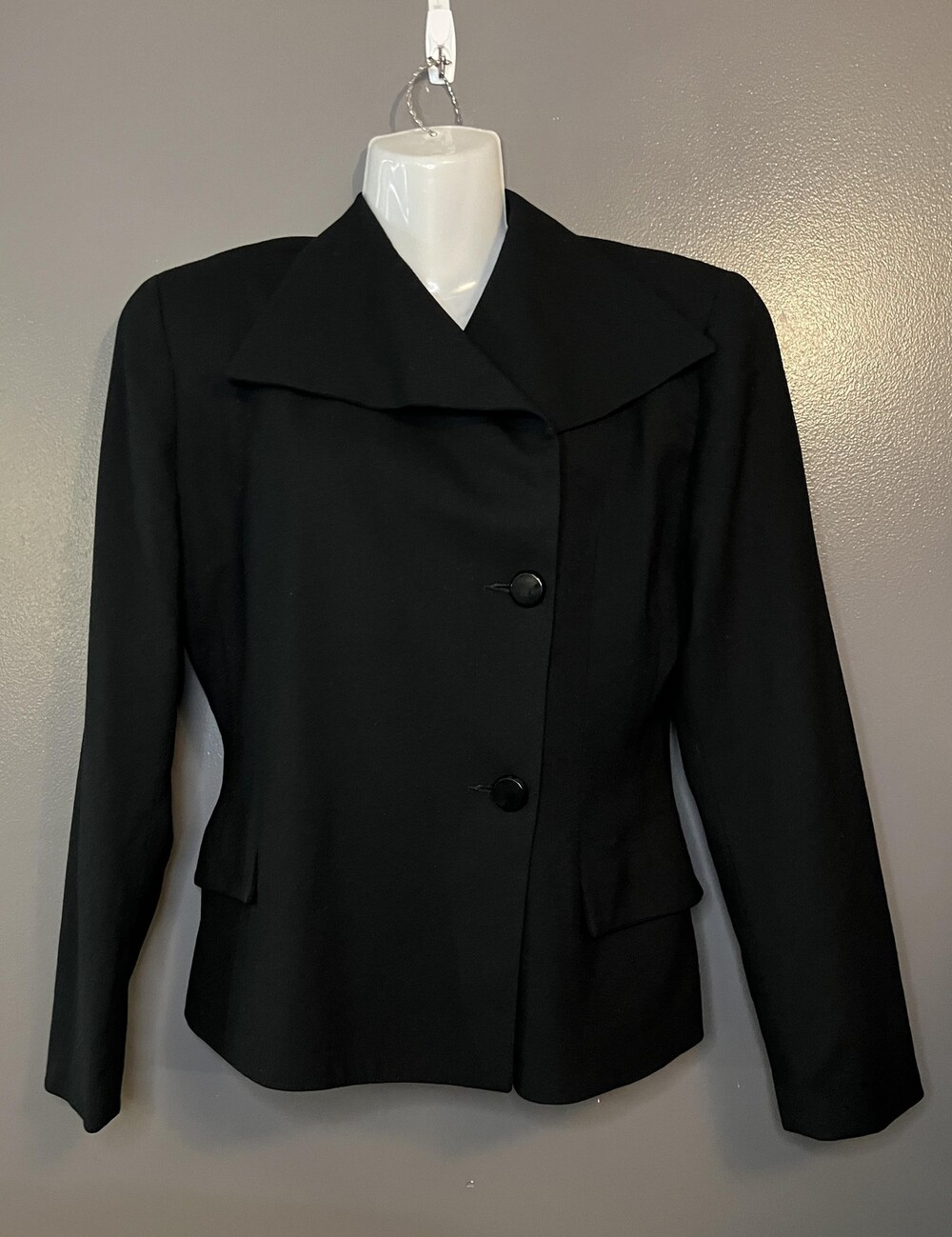 Ann Taylor Blazer Womens 6 Wool Formal Career Jacket Made in USA Classic Pockets